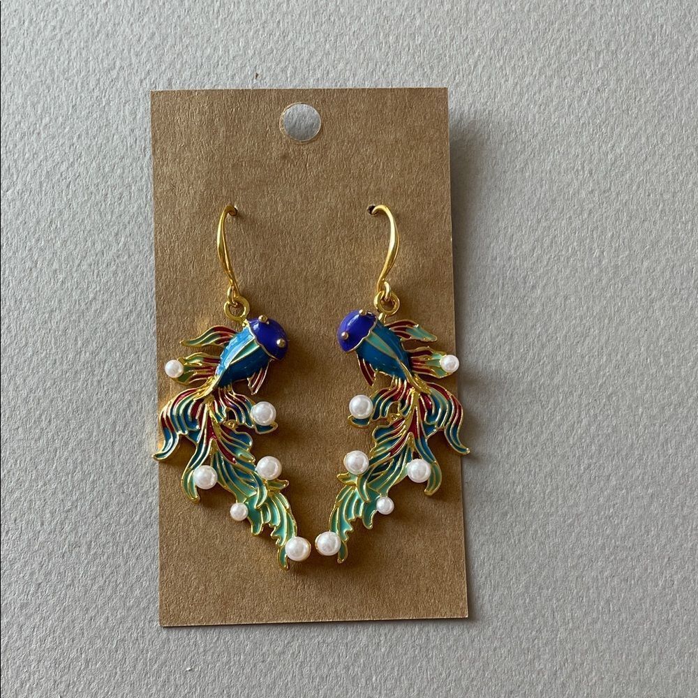 Multicolor Fish Drop N1252 - Picture 3 of 3